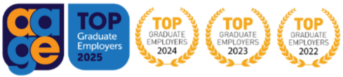 Logo for top graduate employers 2022 to 2025